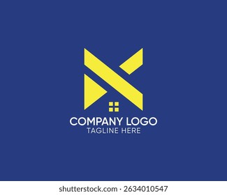 House Logo with Initial Letter H, Initial H Letter Real Estate Logo Design, H Home Logo Vector, 