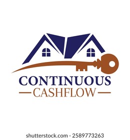 house logo with a key make a beautiful logo