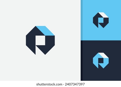 house logo with letter r and roof logo design icon template