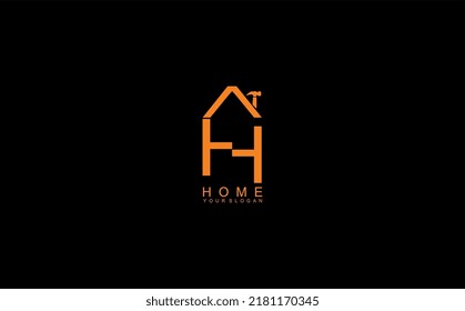 logotipo de la casa con H inicial moderno