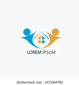 an house logo in a modern logo style