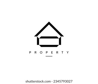 House logo. Modern house symbol design vector template.