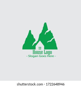 House logo Nature modern logo vorlage vektor