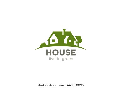 House Logo Real Estate abstract design vector template