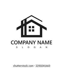 House Logo For Real Estate Agency, Realtor or Property Management Company
