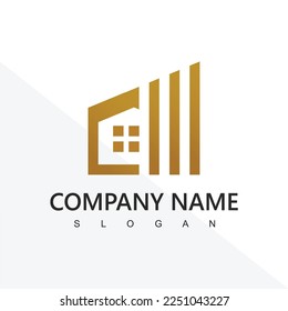 House Logo For Real Estate Agency, Realtor or Property Management Company