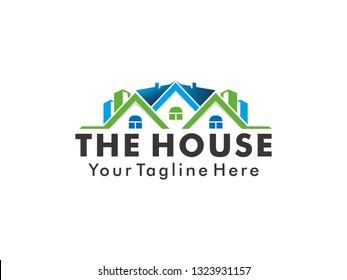 Village House Logo Real Estate Logo Stock Vector (Royalty Free) 1071130151