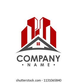 House Logo Real Estate logo vector, Cottage Farm Logotype concept icon