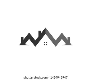 House logo real estate vector 