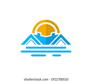 House logo real estate vector icon 