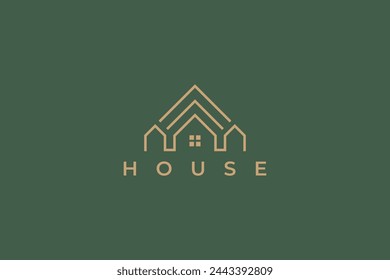 House Logo Roof Property Developer Real Estate Building Business Company Sign Symbol