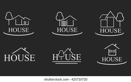 House logo set