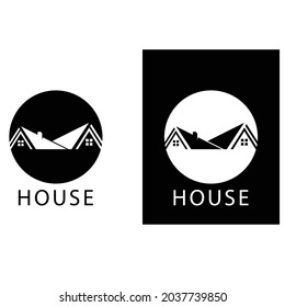 Hauslogo und Vektorsymbol