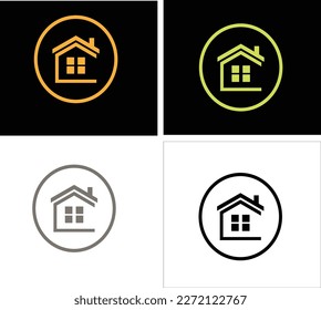 House logo and symbol vector