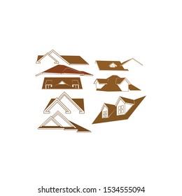 house logo and symbols icons template
