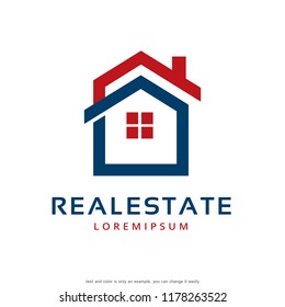 House Logo Template Design Vector, Emblem, Concept Design, Creative Symbol, Icon