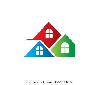 House Logo Template Design Vector, Emblem, Concept Design, Creative Symbol, Icon