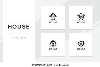 House Logo Template Design Vector Illustration