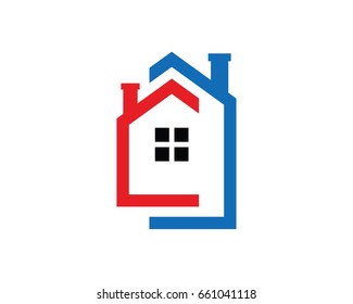 House Logo Template Design Vector, Emblem, Design Concept, Creative Symbol, Icon