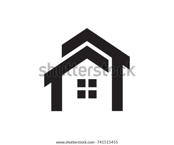 House Logo Template Design Vector Emblem Stock Vector (Royalty Free ...