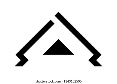 House logo template, vector illustration