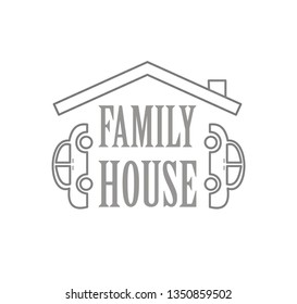 House logo template vector illustration