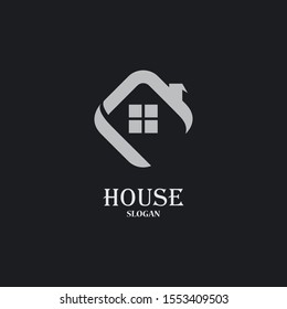 House logo template vector illustration design