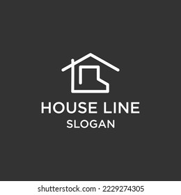 House logo template vector illustration design
