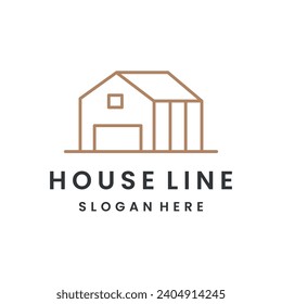 House logo template vector illustration design