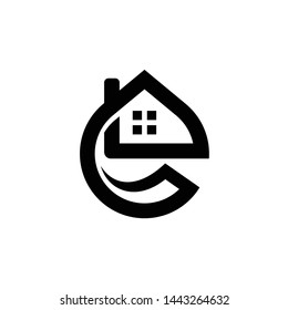 House Logo that formed letter e