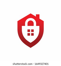 House logo that formed padlock