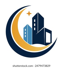       House logo vector art illustration.
