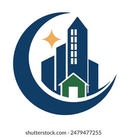       House logo vector art illustration.

