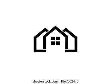icono de diseño vectorial de logotipo de casa