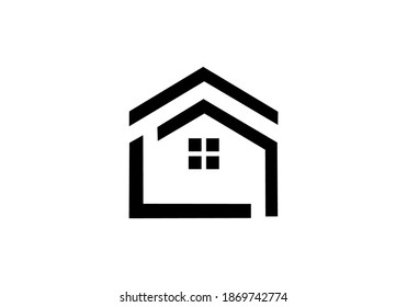 diseño de icono vectorial de logotipo de casa