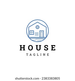 House logo vector icon design template