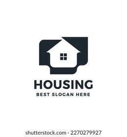 House Logo Vector Icon Illustration