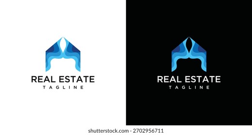 Haus Logo, Vektorsymbol-Illustration. Designvorlagen für das Logo des Hauses.