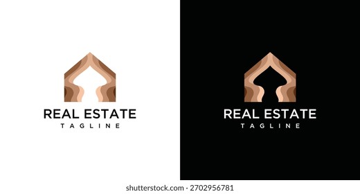 Ilustración del icono del Vector del logotipo de la casa. Elementos de Plantilla de diseño de logotipo de la casa.