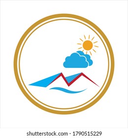 Diseño de la ilustración vectorial del logotipo de la casa