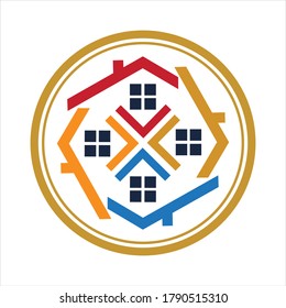 House logo vector illustration design