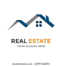 Diseño de la ilustración vectorial del logotipo de la casa 