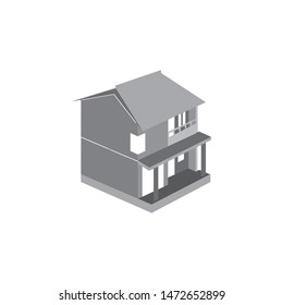 house logo vector illustration template