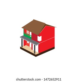 house logo vector illustration template