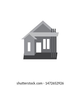 house logo vector illustration template