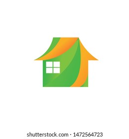 house logo vector illustration,stylish flat