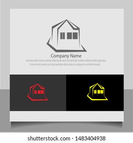 house logo vector with simple design. Modern icon logo template. Can be used for important events. Eps 10.