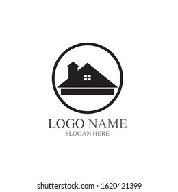 HOUSE LOGO VECTOR TEMPLATE ILLUSTRATION