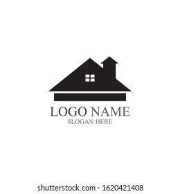 HOUSE LOGO VECTOR TEMPLATE ILLUSTRATION