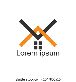 House logo.modern design.vector illustration